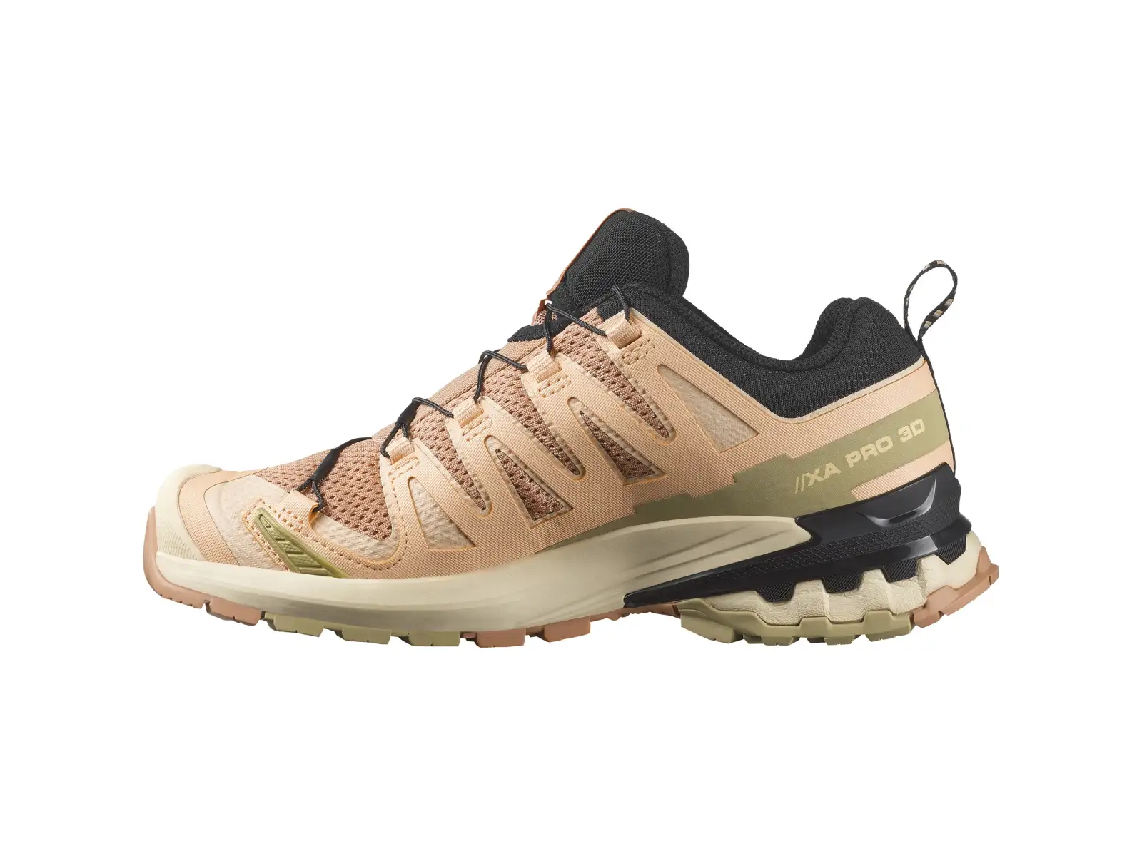 Salomon XA PRO 3D V9 women's running shoes Cork/Peach Fuzz/Sponge