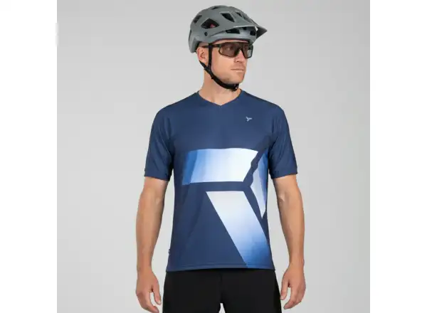 Silvini Gallo men's loose jersey short sleeve Navy Cloud