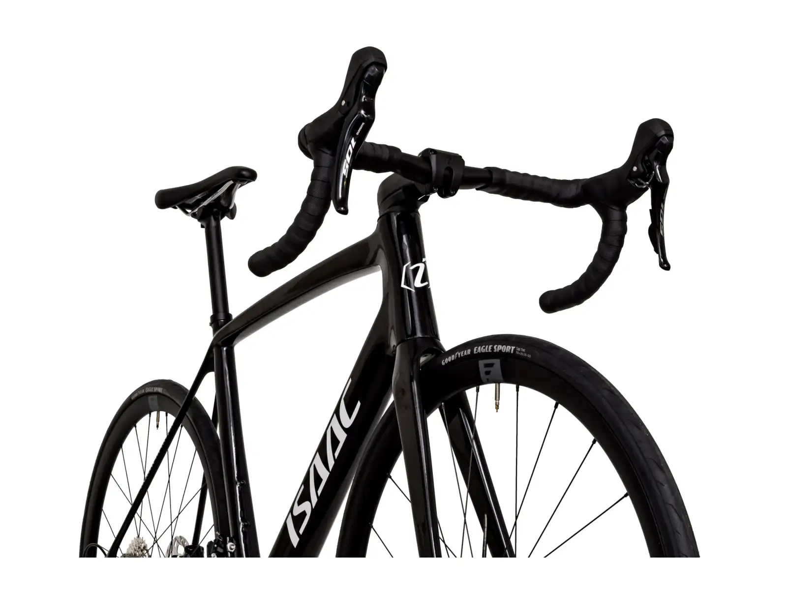 Isaac Vitron 105 road bike Black