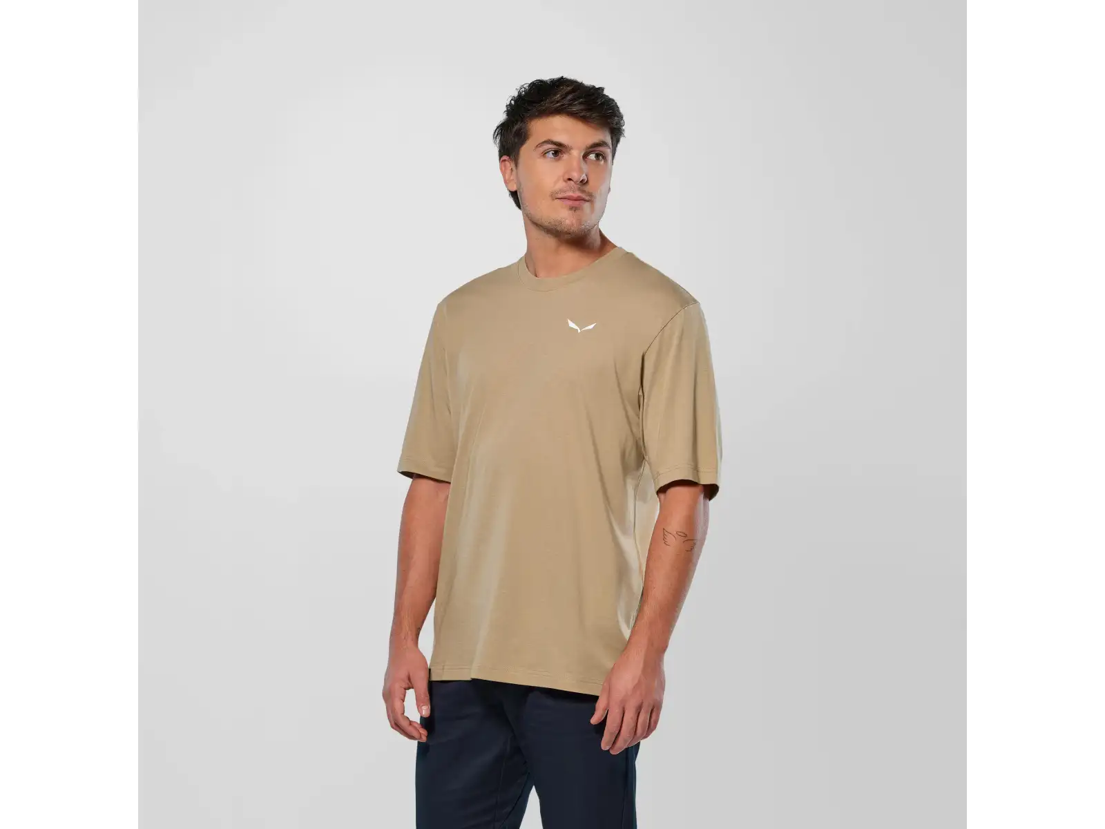 Salewa Eagle Glacier Loose T-shirt men's T-shirt short sleeve Quicksand