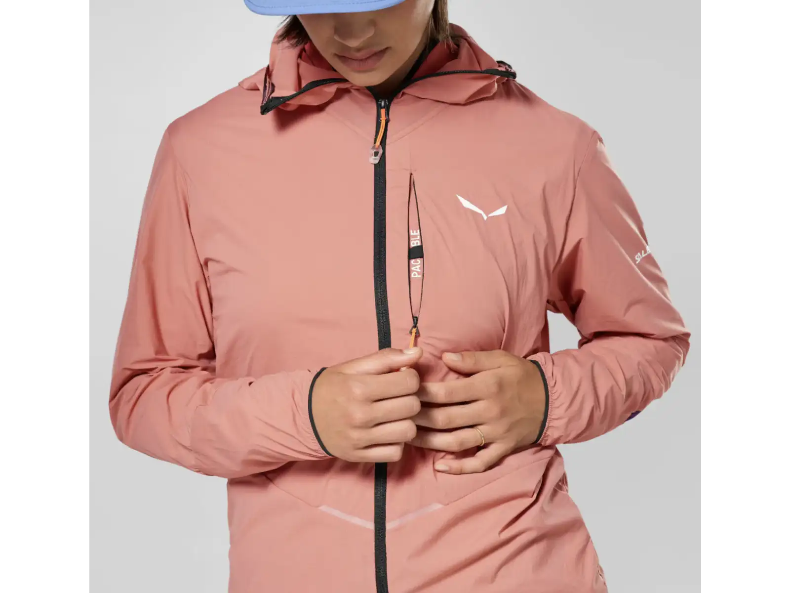 Salewa Pedroc Wind Light women's jacket Desert Pink