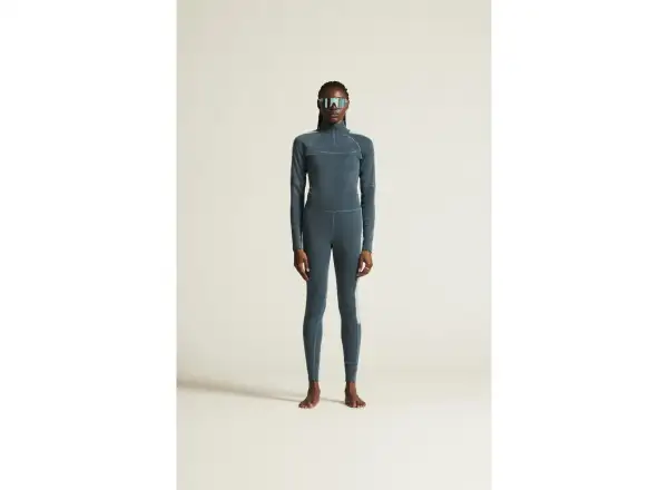 Craft ADV Wool Merino women's long sleeve zip top blue