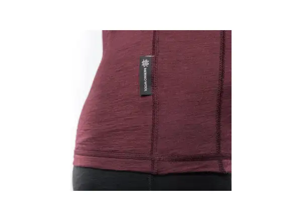 Sensor Merino Air women's shirt long sleeve Port Red