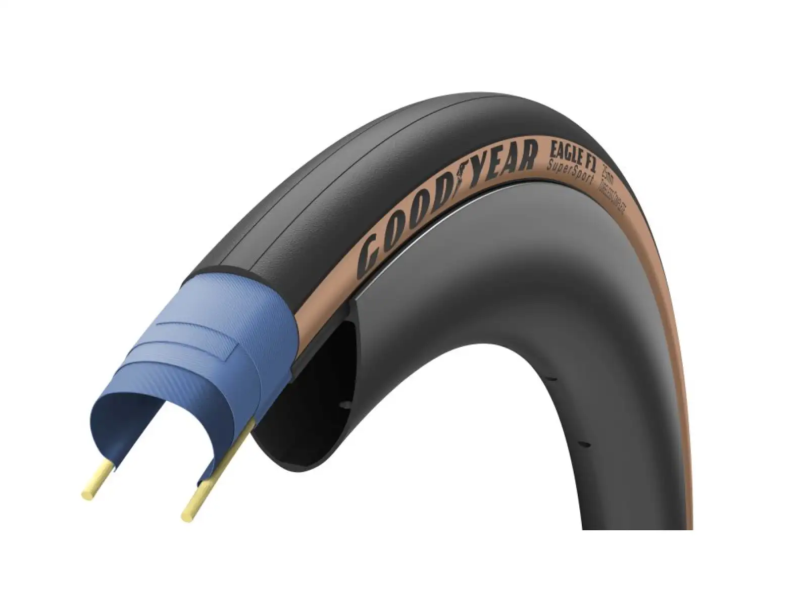 Goodyear Eagle F1 SuperSport Tubeless Complete road tire Transparent