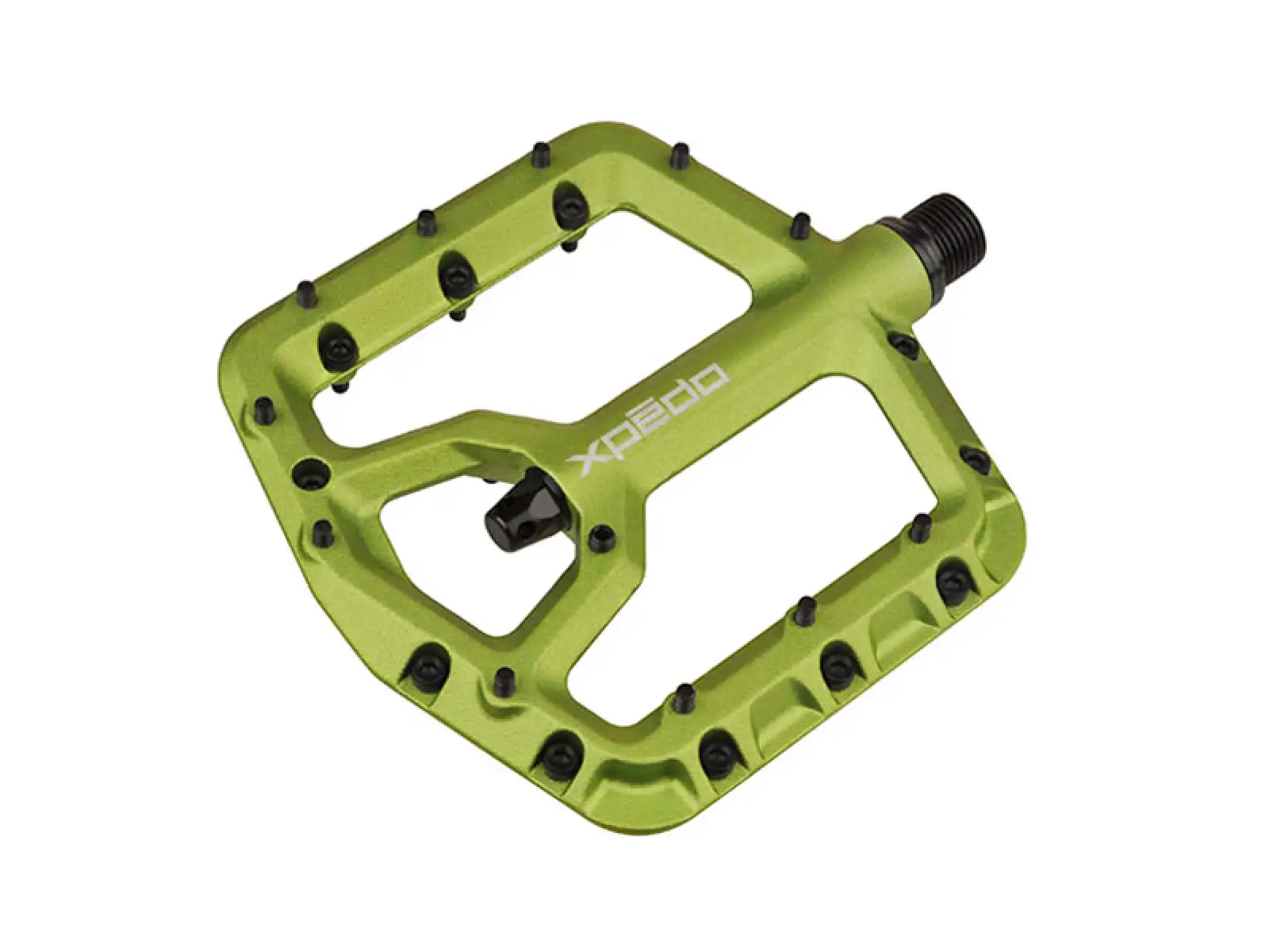 X-pedo Trident Large platform pedals green