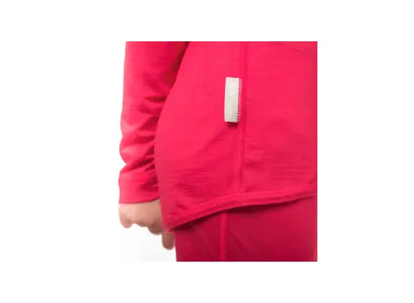 Sensor Merino Air kids set long sleeve shirt + bottom trousers Magenta