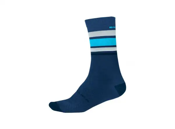 Endura Merino Stripe socks Blueberry