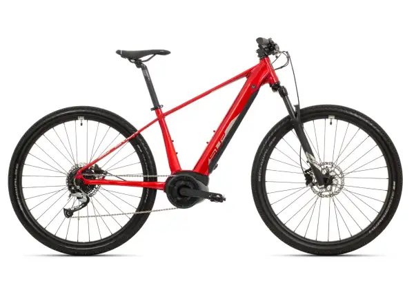 Superior eXC 7019 B mountain e-bike Gloss Dark Red/Chrome Silver