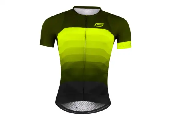 Force Ascent jersey short sleeve zelená/fluo