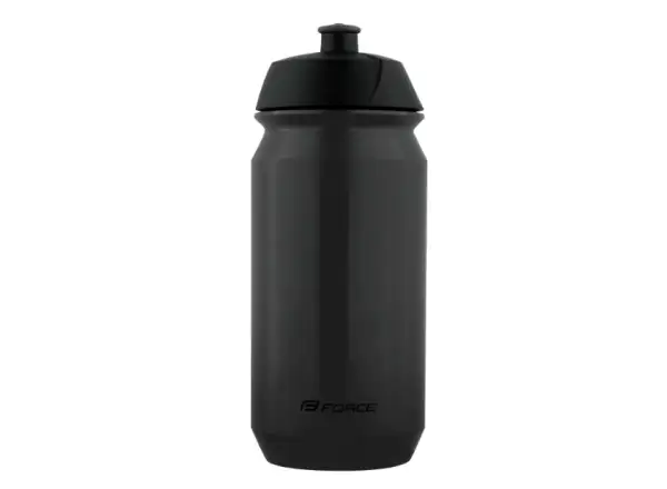 Force Ride Bike cycling bottle 500 ml transparent black/black