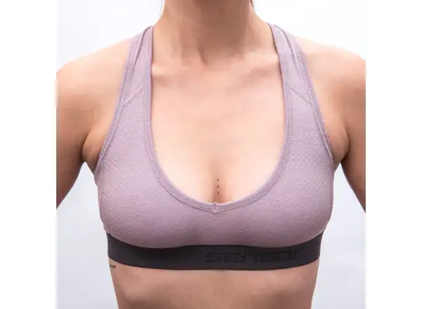 Sensor Merino DF women's bra Mystic Violet