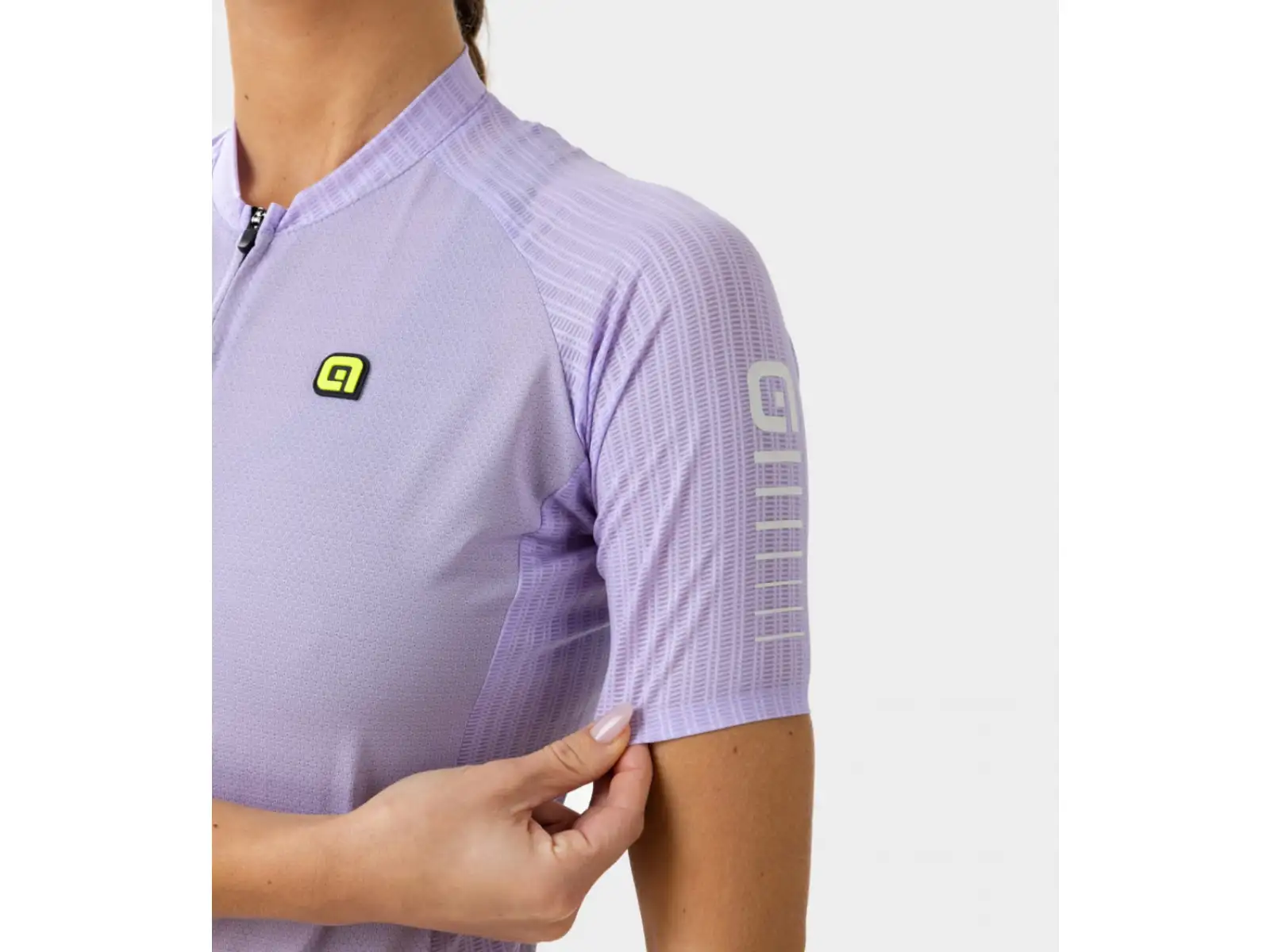 Alé R-EV1 Silver Cooling women's jersey short sleeve Lavender
