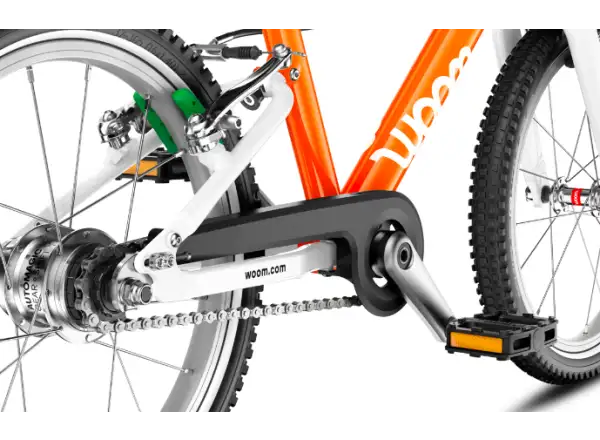 Woom 3 Flame Orange Automagic 16" children's bike