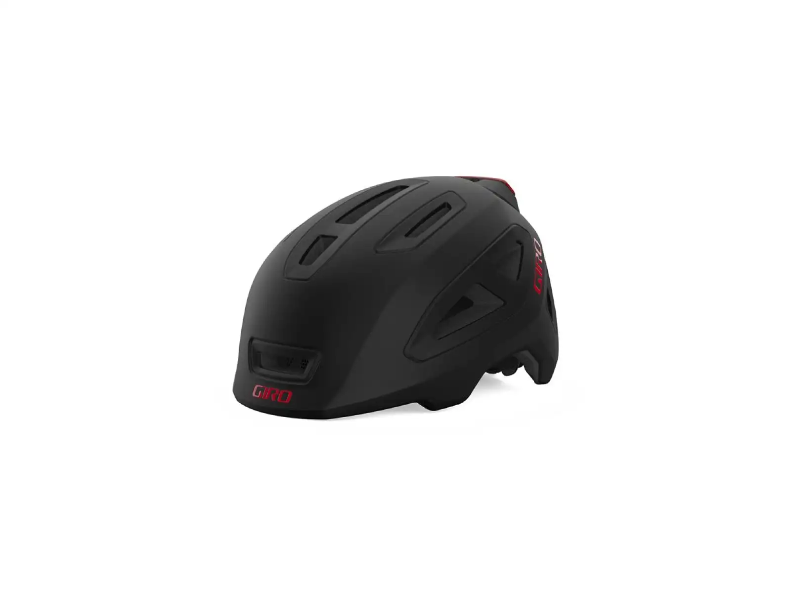 Giro Scamp II LED children's helmet Mat Black/Red
