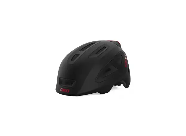 Giro Scamp II LED children's helmet Mat Black/Red