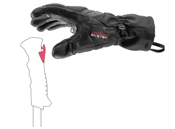 Leki Griffin Base 3D Women gloves Black