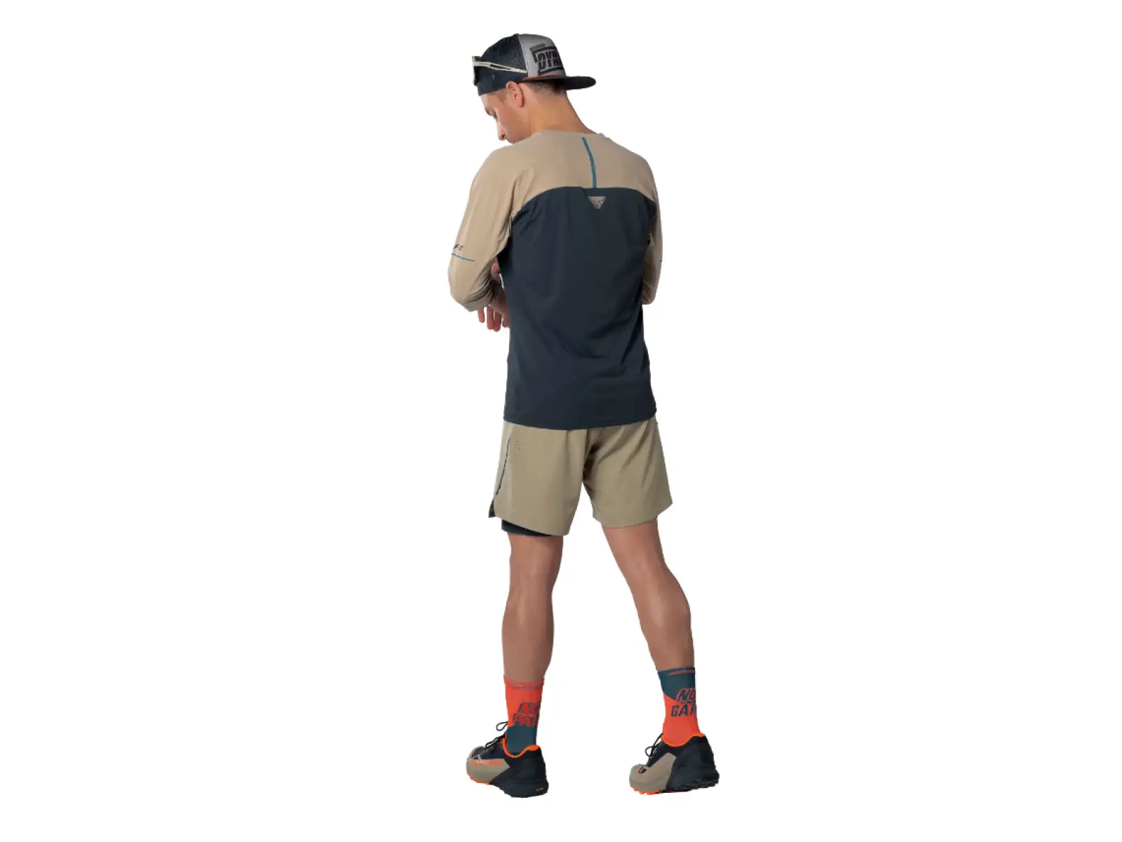Dynafit Alpine Pro men's long sleeve shirt Blueberry/Rock Khaki
