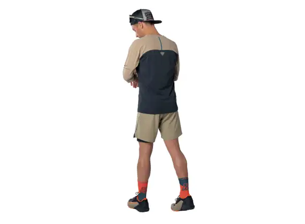 Dynafit Alpine Pro men's long sleeve shirt Blueberry/Rock Khaki