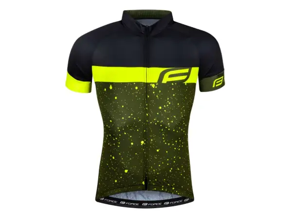 Force Spray men's jersey short sleeve army/fluo
