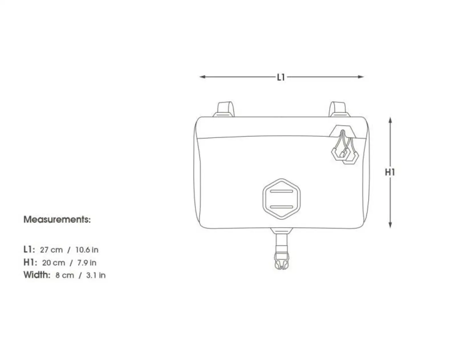 Apidura Expedition accessory pocket 4.5 l handlebar bag