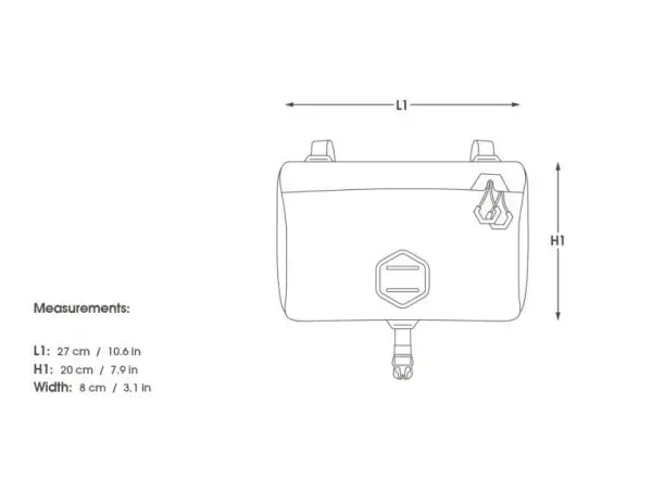Apidura Expedition accessory pocket 4.5 l handlebar bag