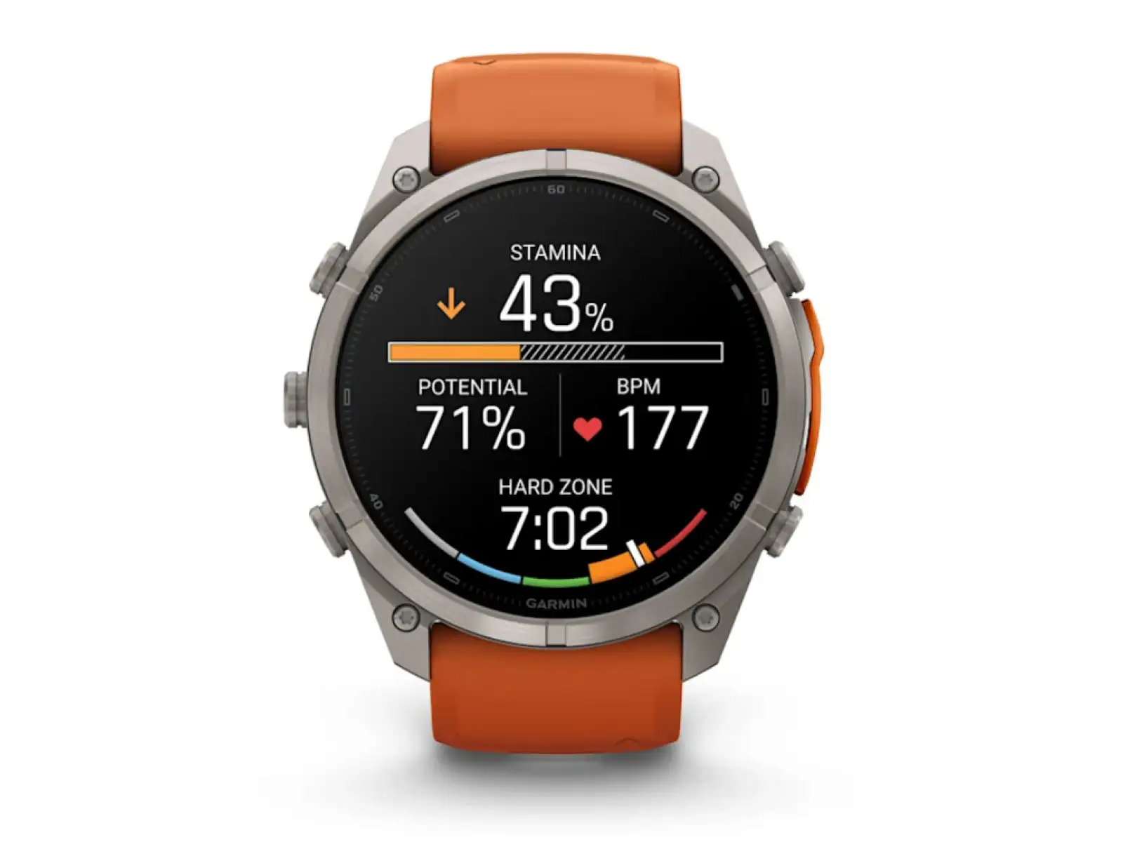 Garmin Fénix 9 Pro inReach 51 mm smart watch Titanium Autumn orange/Spark orange