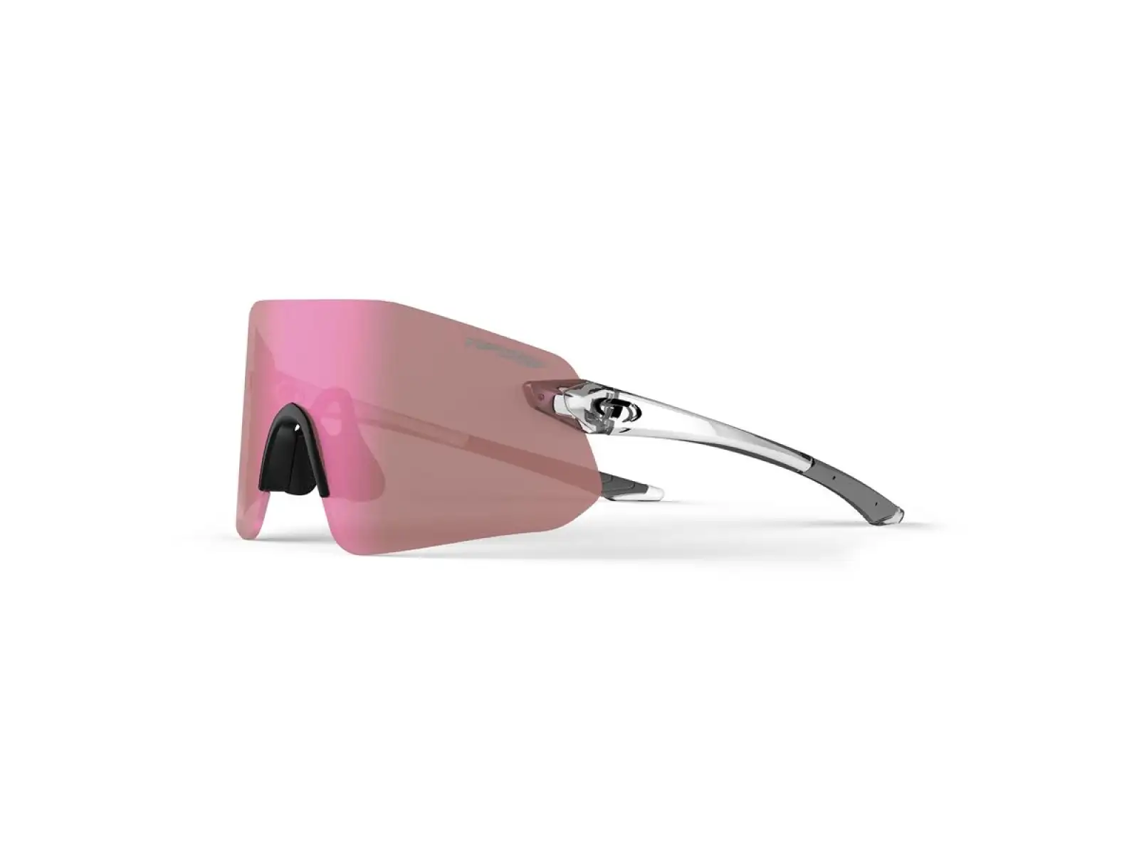 Tifosi Vogel SL sports glasses Crystal Clear/Pink Mirror