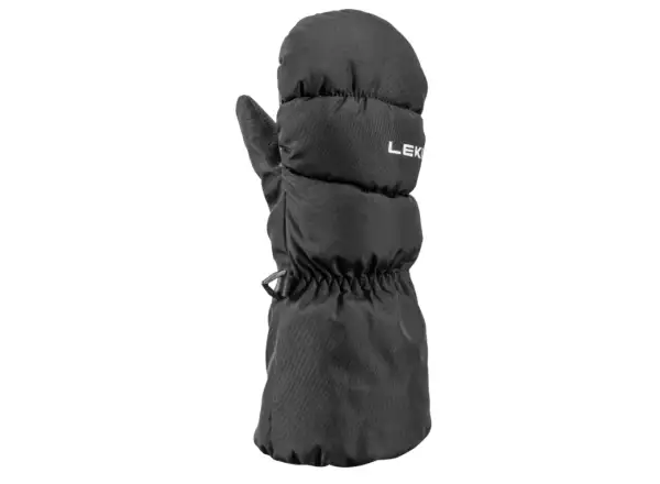 Leki Little Glace Zero Mitt Long children's mittens Black