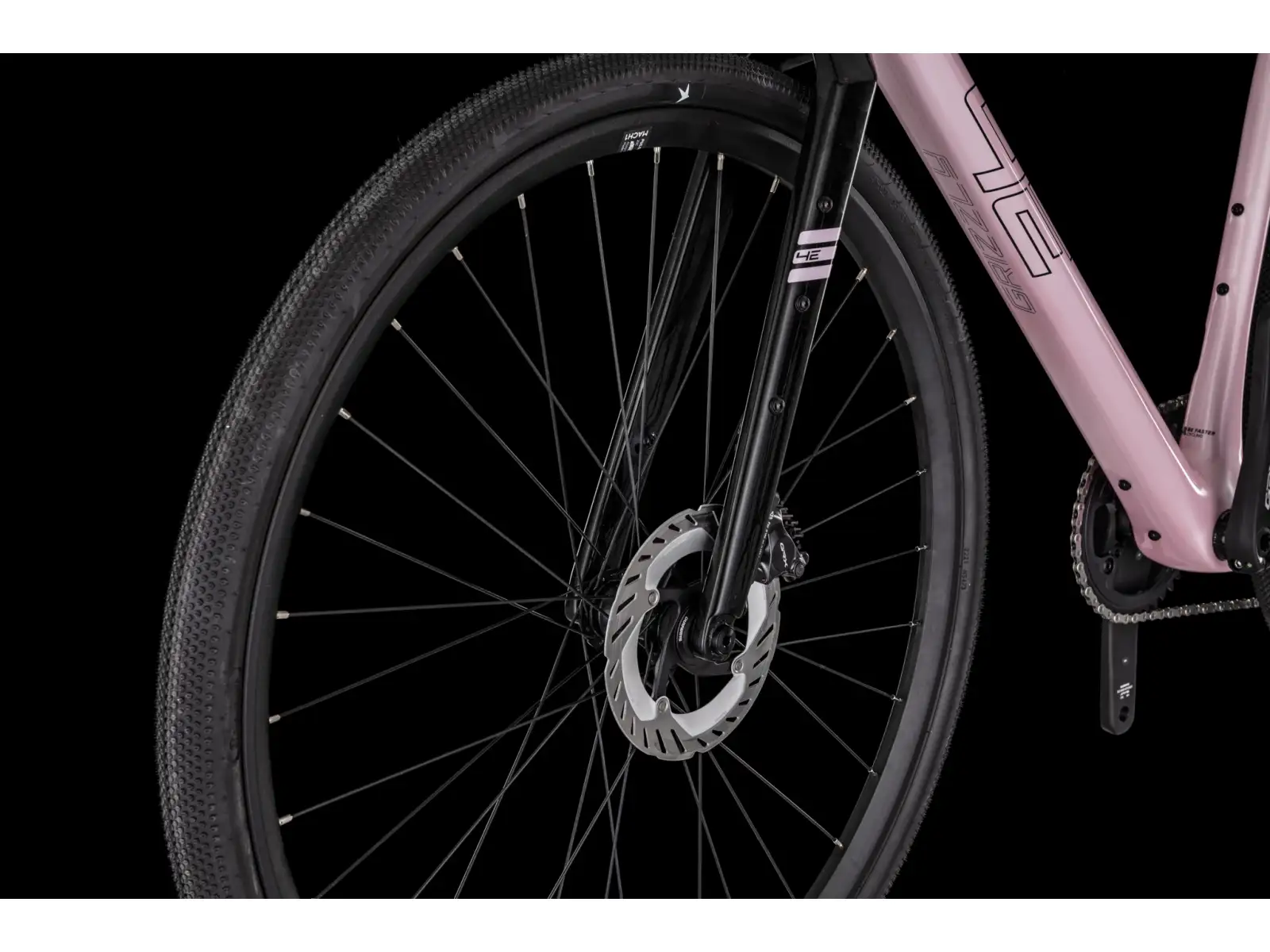4Ever Grizzly Elite gravel bike coral / black