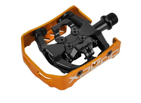 X-pedo Milo SPD clipless pedals black/orange