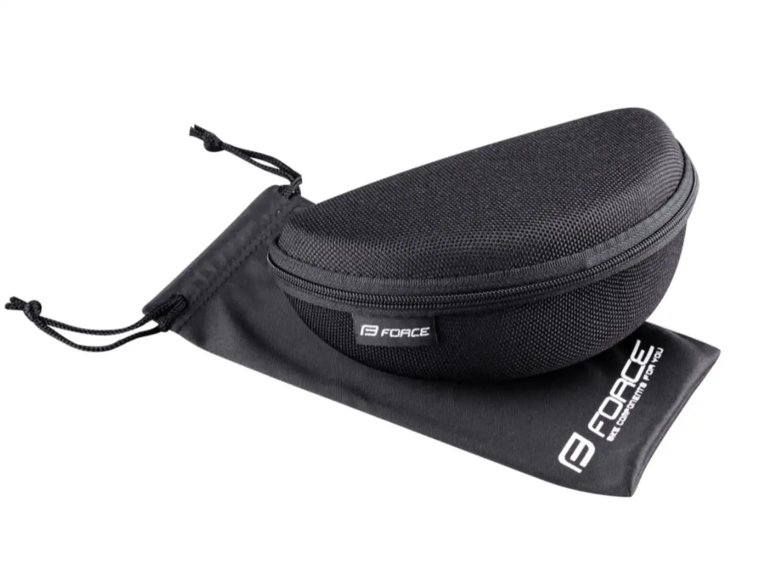 Force Sonic cycling glasses white/gray, blue mirror lenses