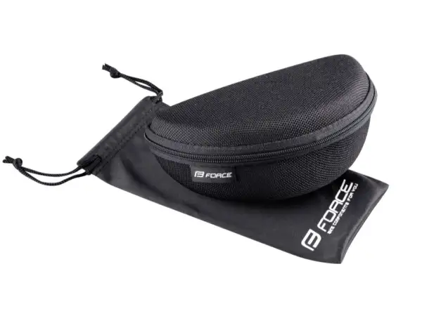 Force Sonic cycling glasses white/gray, blue mirror lenses