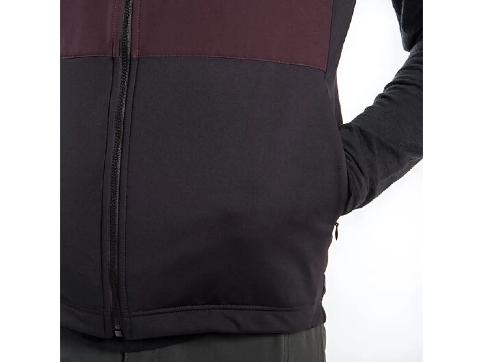 Sensor Coolmax Thermo men's vest black/Port Red