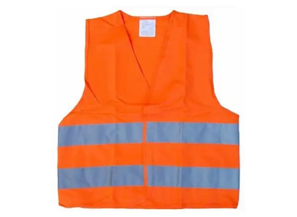 Compass reflective children's vest orange
