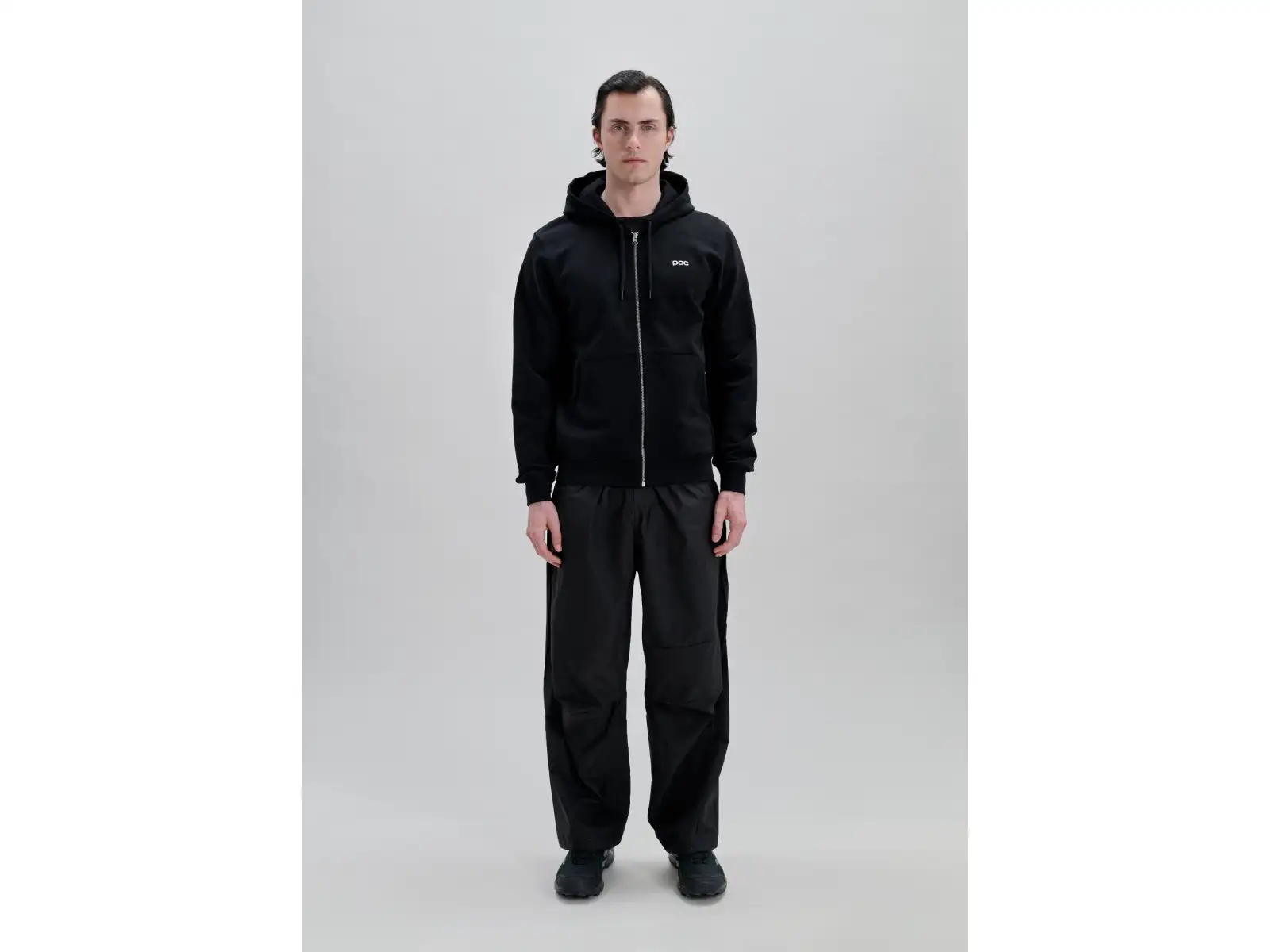 POC Zip Hoodie zip-up hooded sweatshirt Uranium Black