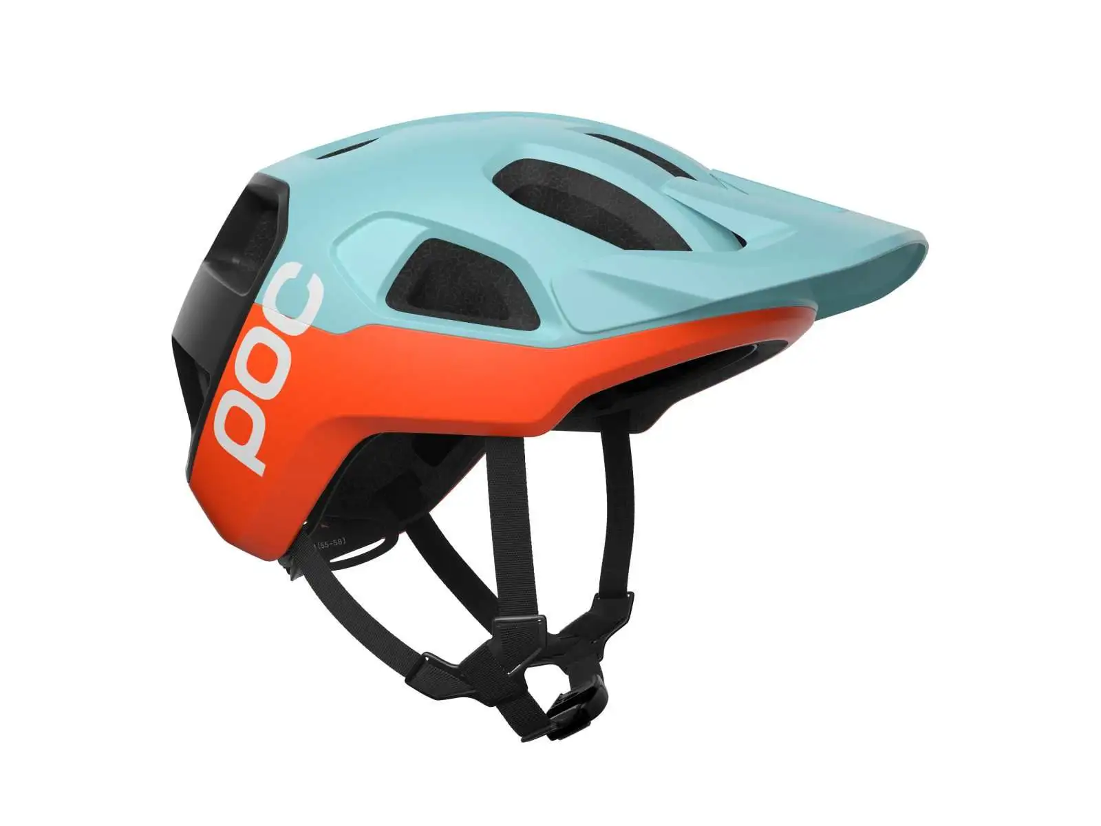 POC Cularis helmet Indicolite Blue Matt/Carnelian Orange Matt