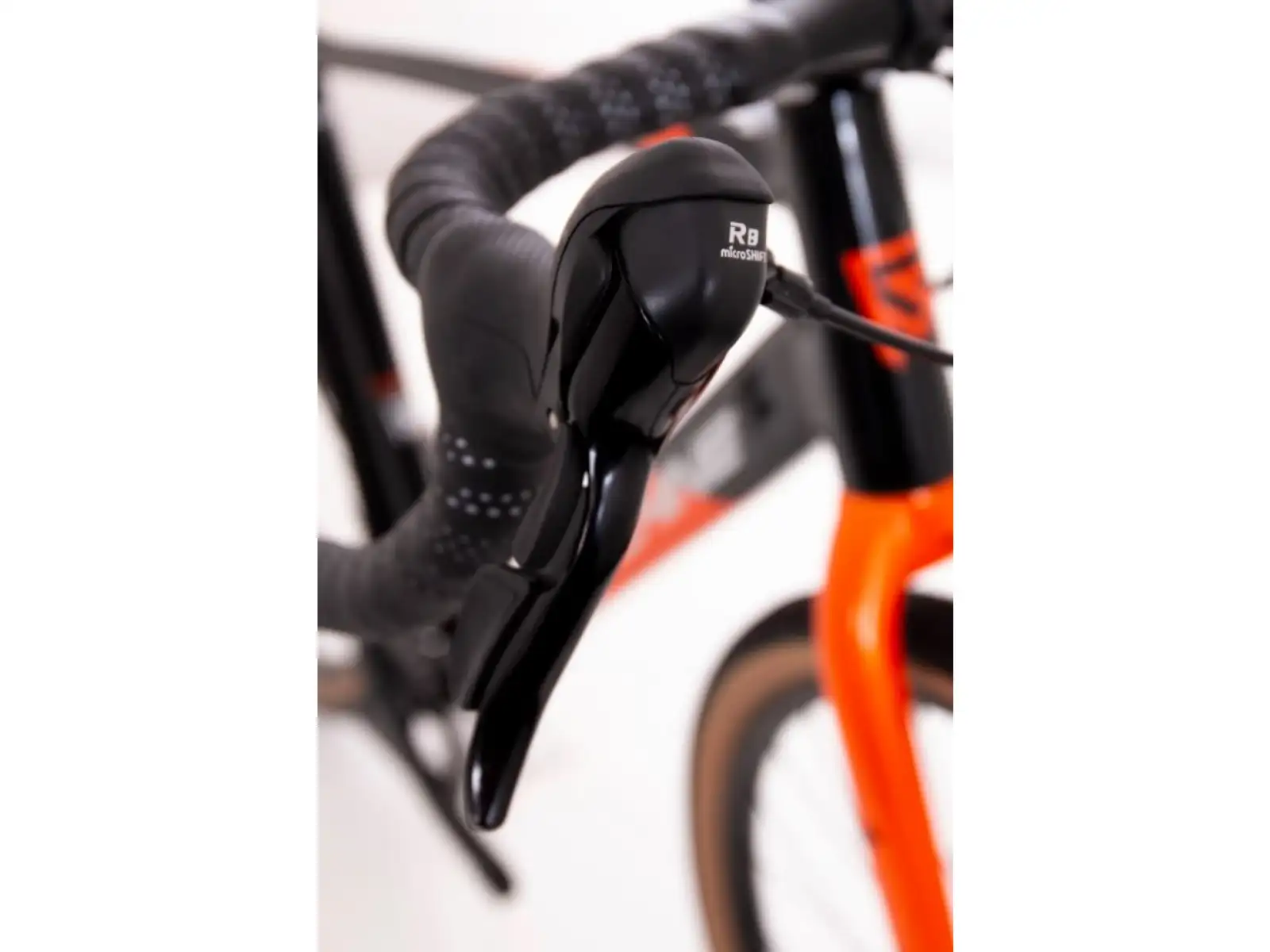 Rock Machine Gravelride 200 gravel bike Gloss Black/Brick Orange/Silver