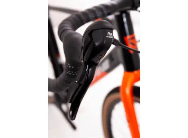 Rock Machine Gravelride 200 gravel bike Gloss Black/Brick Orange/Silver