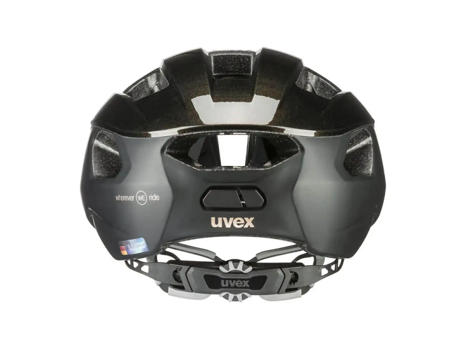 Uvex Rise CC road helmet Black Gold Flakes We