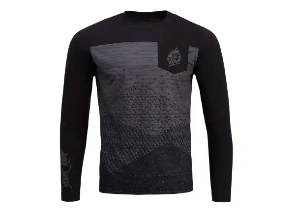 Silvini Ello men's jersey long sleeve Black/Cloud