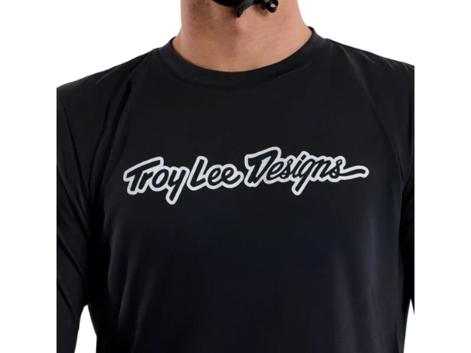 Troy Lee Designs Skyline Ride Tee men's jersey long sleeve Signature Black