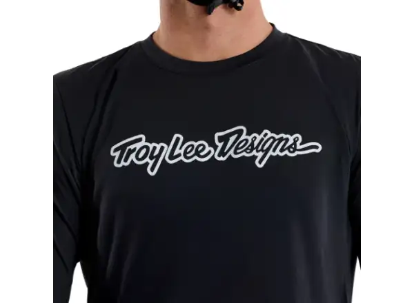 Troy Lee Designs Skyline Ride Tee men's jersey long sleeve Signature Black