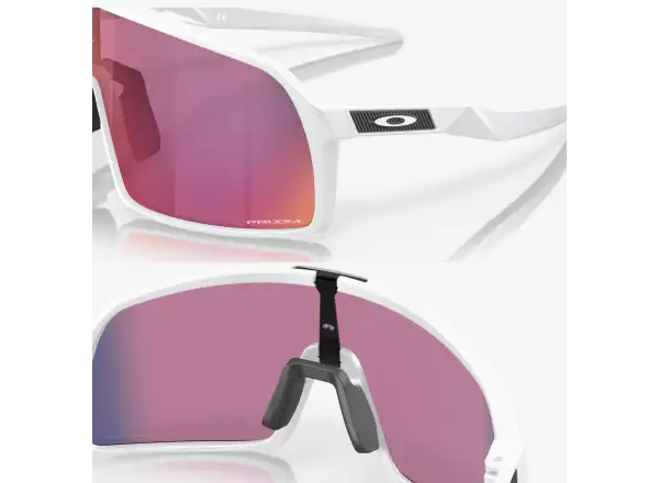 Oakley Sutro S glasses Matte White/Prizm Road