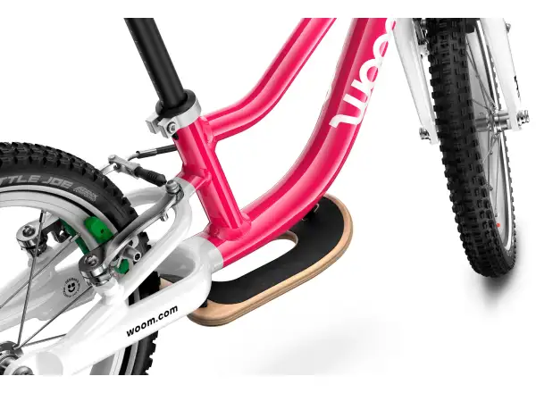 Woom GO 1 Plus children's balance bike 14" Hot Pink