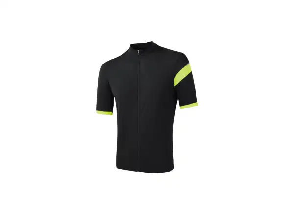 Sensor Cyklo Coolmax Classic men's jersey with short sleeve True Black