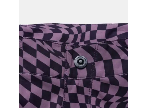 Troy Lee Designs Lilium Twisted Checkers women's MTB pants Deep Purple