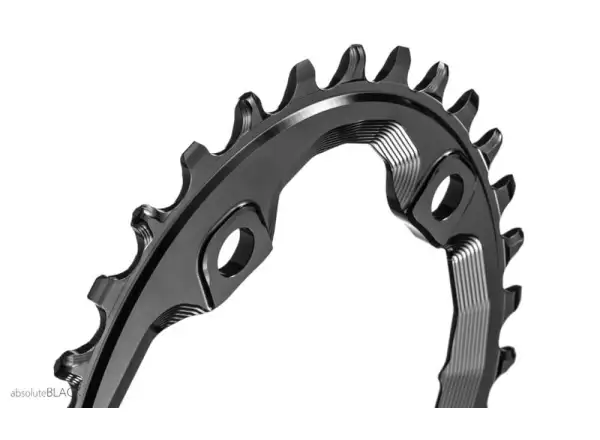 Absolute Black XT M8000 BCD96 OVAL chainring HG+12sp.