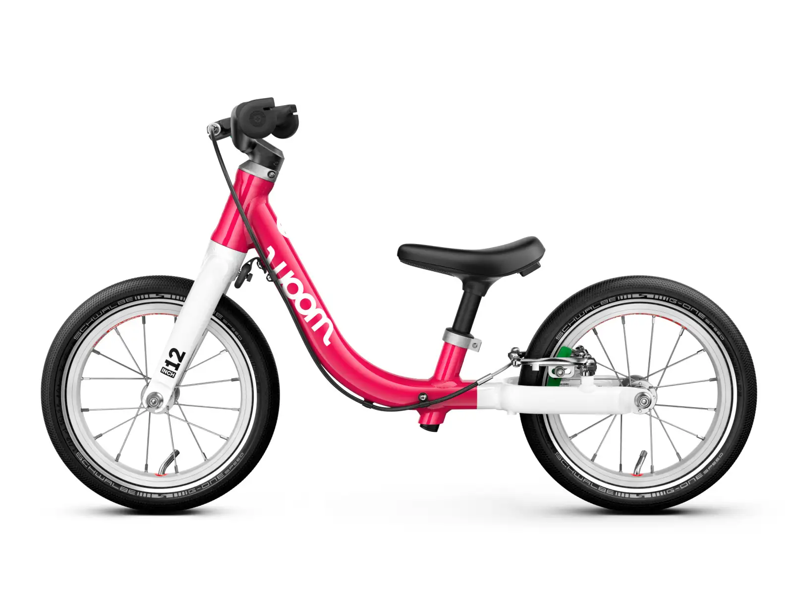 Woom GO 1 Hot Pink 12 children's balance bike