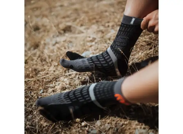Sidas T-Free Trail running socks Black/Grey