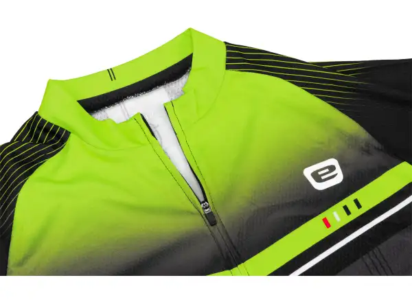 Etape Maestro men's jersey black/yellow fluo